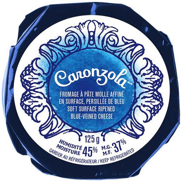 COM: ALEXIS DE PORTNEUF Caronzola Blue Cheese 125 g - 4 x 125 Grams